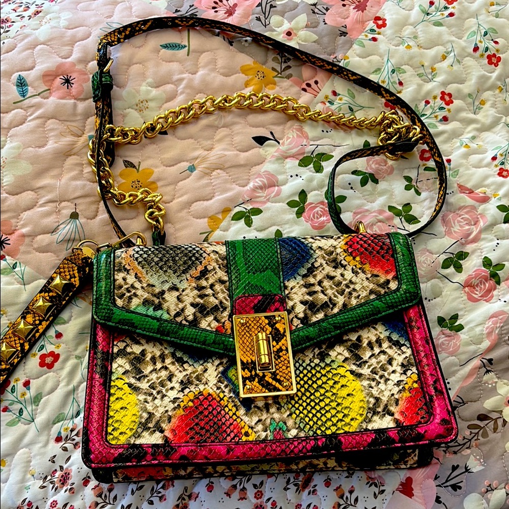 Colorful Snake Print Women's Bag Aldo